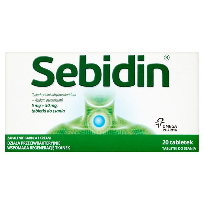 Sebidin, tabletki do ssania, 20 szt. main product photo