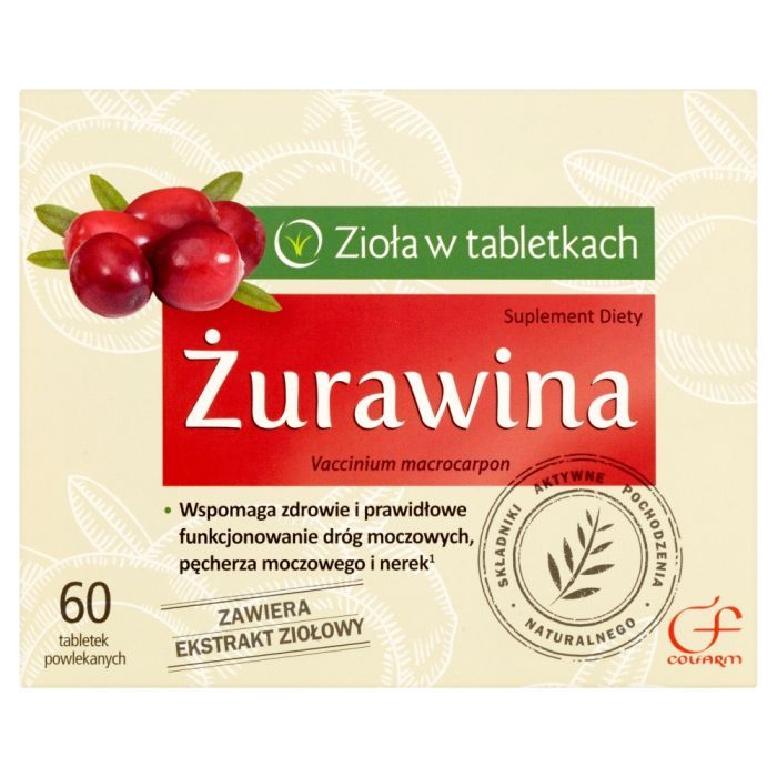 Żurawina, tabletki powlekane, 60 szt. main product photo