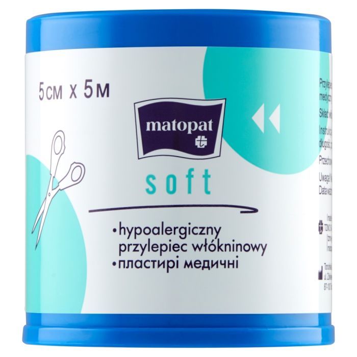 Przylep. Soft, wlokn.,(TZMO), 5mx5cm,z nakladka, 1 szt main product photo
