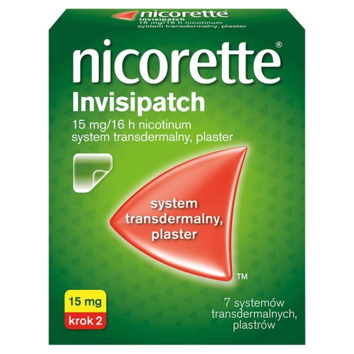 Nicorett invisipatch, 15 mg, plastry transdermalne, 7 szt. main product photo