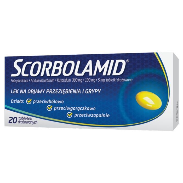 Scorbolamid, tabl.draz., 20 szt main product photo