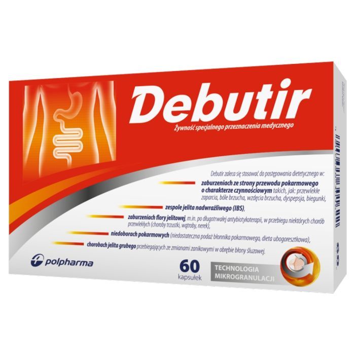 Debutir, kapsułki, 60 szt. main product photo
