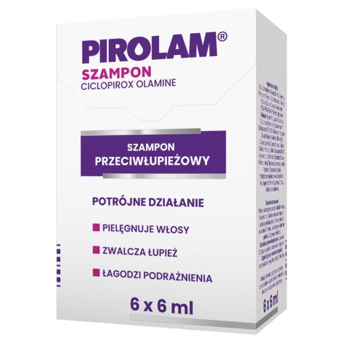 Pirolam, szampon, saszetki, 6 ml, 6 szt. main product photo