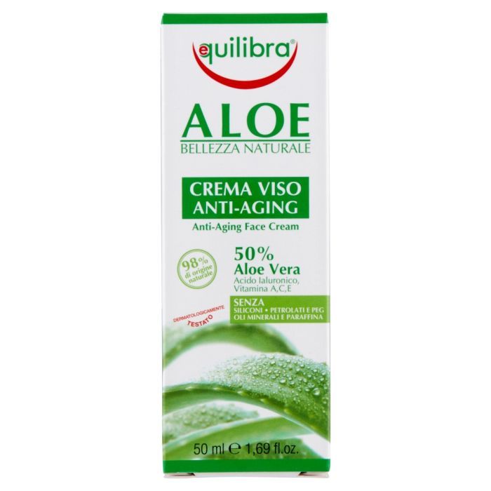 Equilibra, krem aloesowy do twarzy przeciw starzeniu się skóry, 50 ml main product photo
