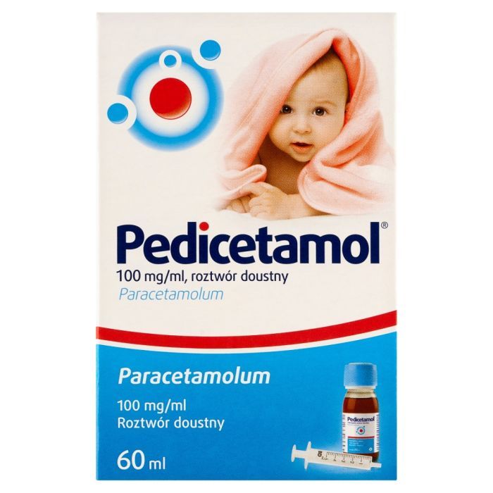 Pedicetamol, 100 mg/ml, roztwór doustny, 60 ml main product photo