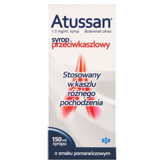 Atussan, 1,5 mg/ml, syrop, 150 ml main product photo