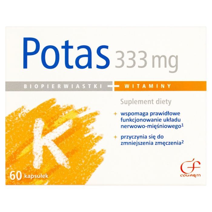 Max Potas, 333 mg, kapsułki, 60 szt. (Colfarm) main product photo