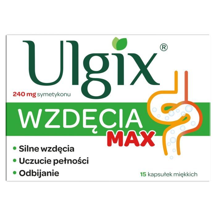 Ulgix Wzdęcia Max, kapsułki miękkie, 15 szt. main product photo