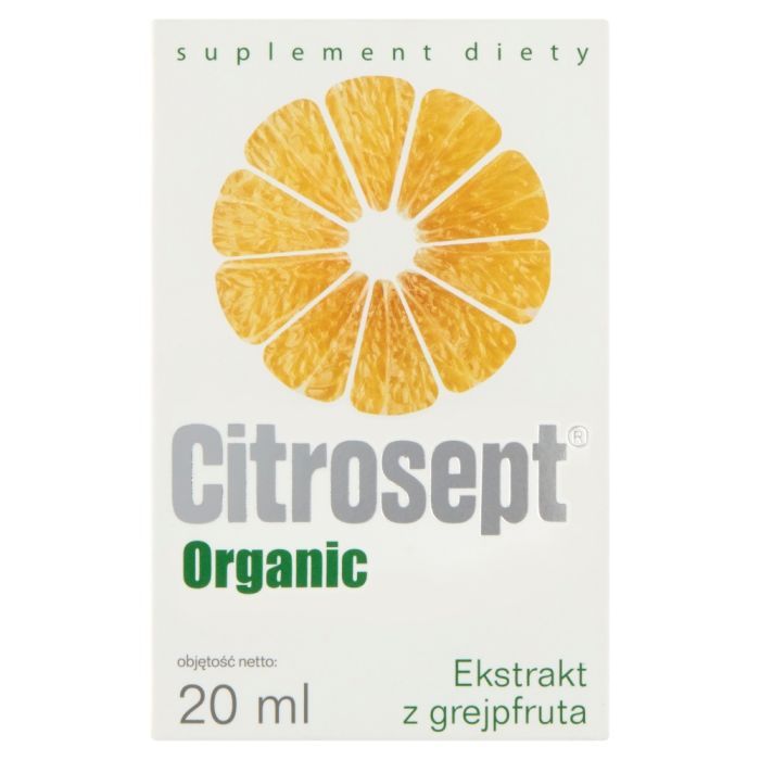 Citrosept Organic, krople, 20 ml main product photo