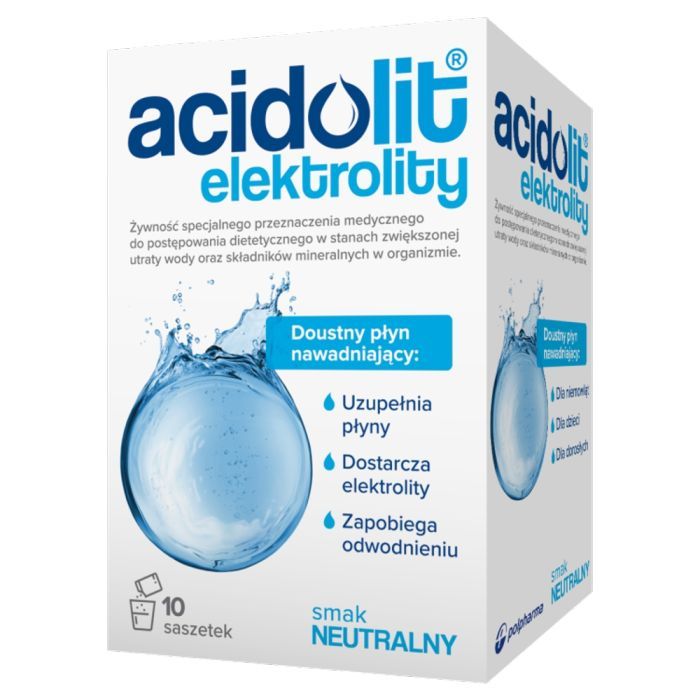 Acidolit, proszek bezsmakowy dla niemowląt, 4,35 g,10 saszetek main product photo