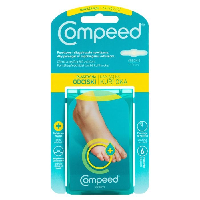 Plastry Compeed, na odciski nawilżające, 6 szt. main product photo