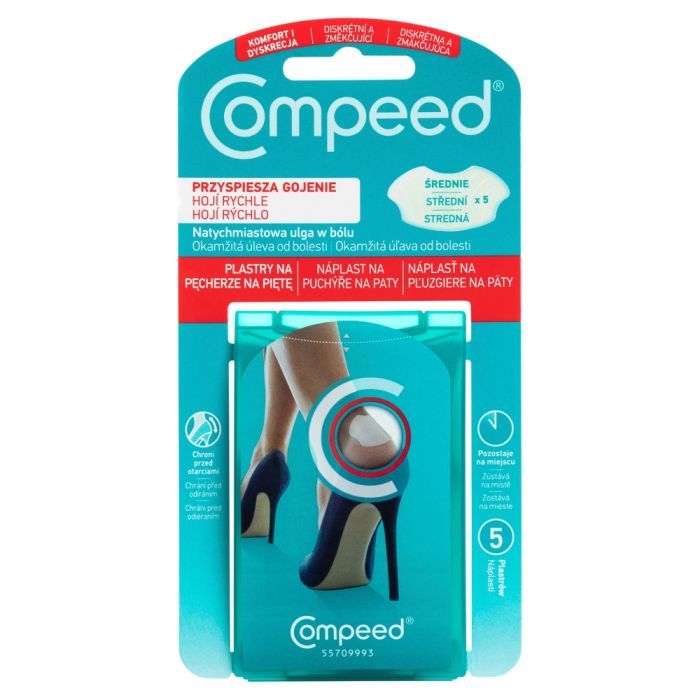Compeed, plastry na pęcherze na piętę dla kobiet, 5 szt. main product photo