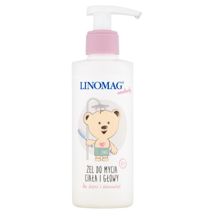 Linomag, żel do mycia ciała i głowy dla dzieci i niemowląt, 200 ml main product photo