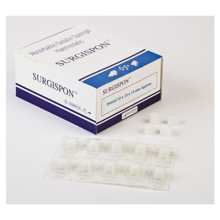 Surgispon Dental Cube, gabka, hemost.,10x10x10 mm,32 szt main product photo