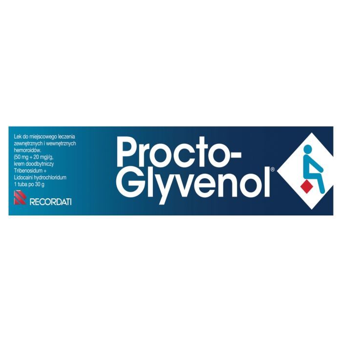 Procto-Glyvenol, (50 mg + 20 mg)/g, krem doodbytniczy, 30 g main product photo