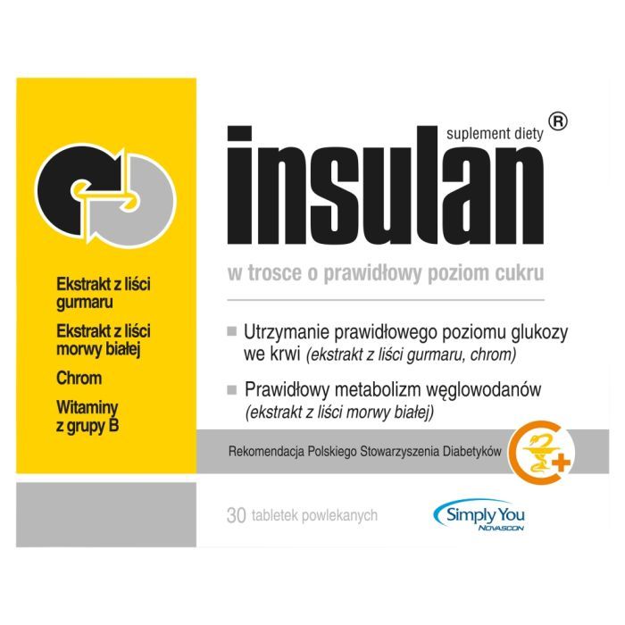 Insulan, tabletki powlekane, 30 szt. main product photo