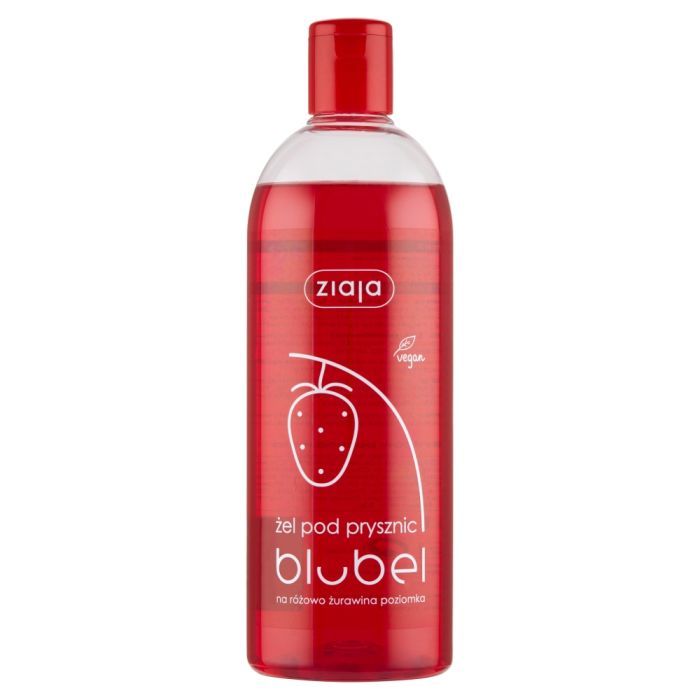 Ziaja Blubel, żel pod prysznic, żurawina-poziomka, 500 ml main product photo