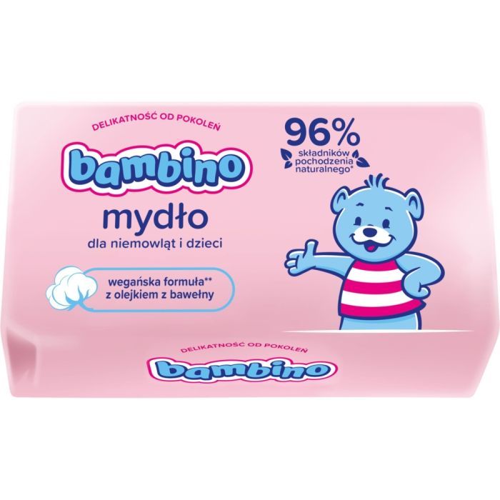 Bambino, mydło z lanoliną dla dzieci od pierwszych dni życia, 90 g main product photo