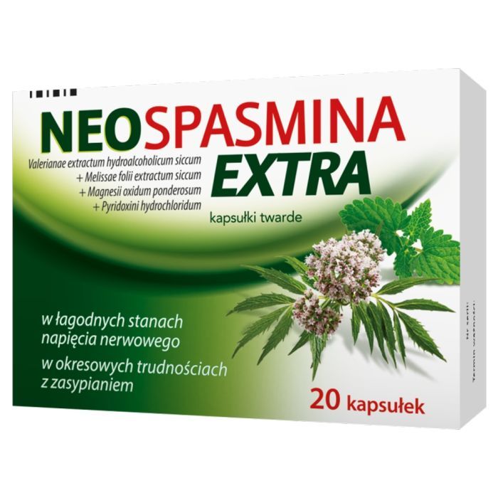 Neospasmina Extra (Extraspasmina), kapsułki twarde, 20 szt. main product photo