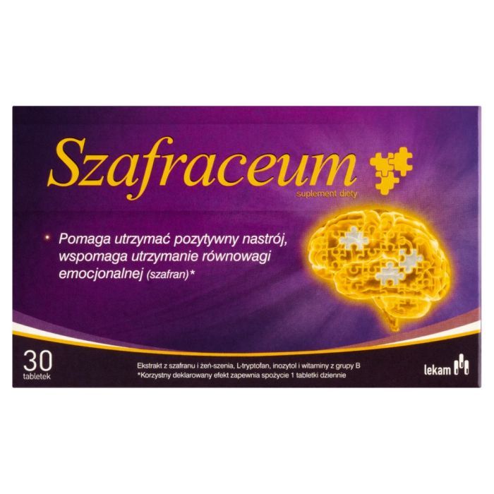 Szafraceum, tabletki powlekane, 30 szt. main product photo