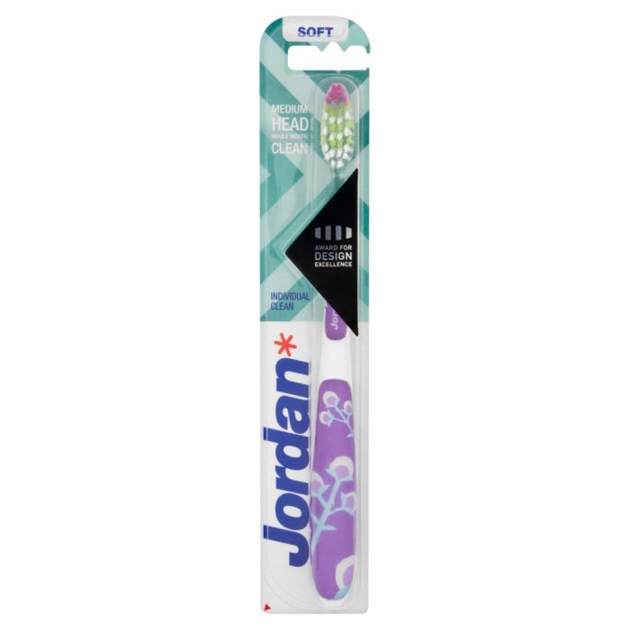 Jordan, Individual Clean, szczoteczka do zębów, miękka, 1 szt. main product photo