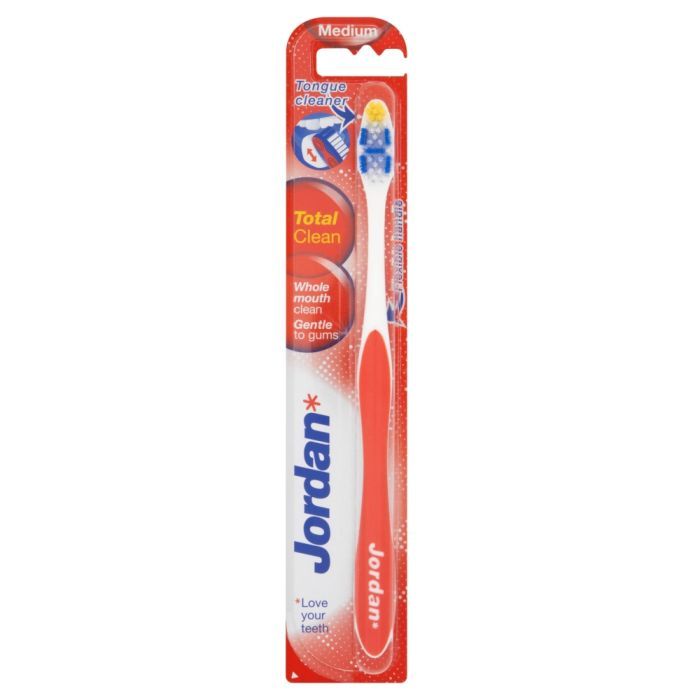 Jordan Total Clean Medium, szczoteczka do zębów, średnia, 1 szt. main product photo