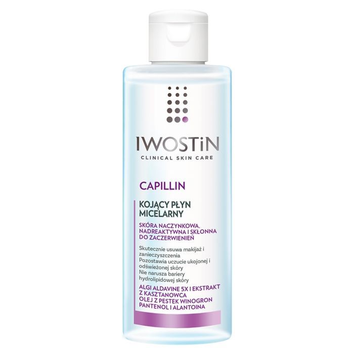 Iwostin Capillin, płyn micelarny wzmacniający naczynka, 215 ml