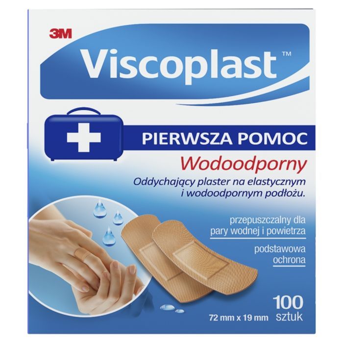 Viscoplast Wodoodporny, plastry, 72 mm x 19 mm, 100 szt. main product photo