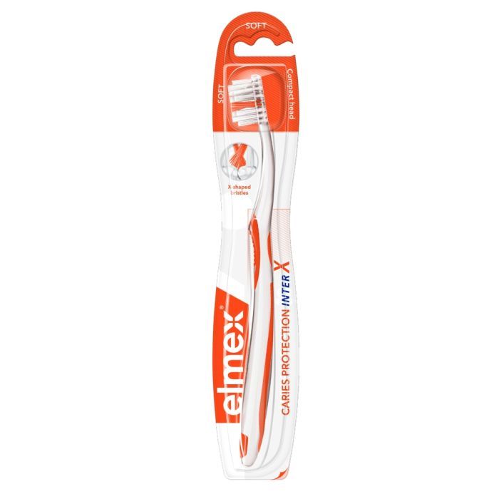 Elmex InterX, szczoteczka przeciw próchnicy, miękka, 1 szt. main product photo