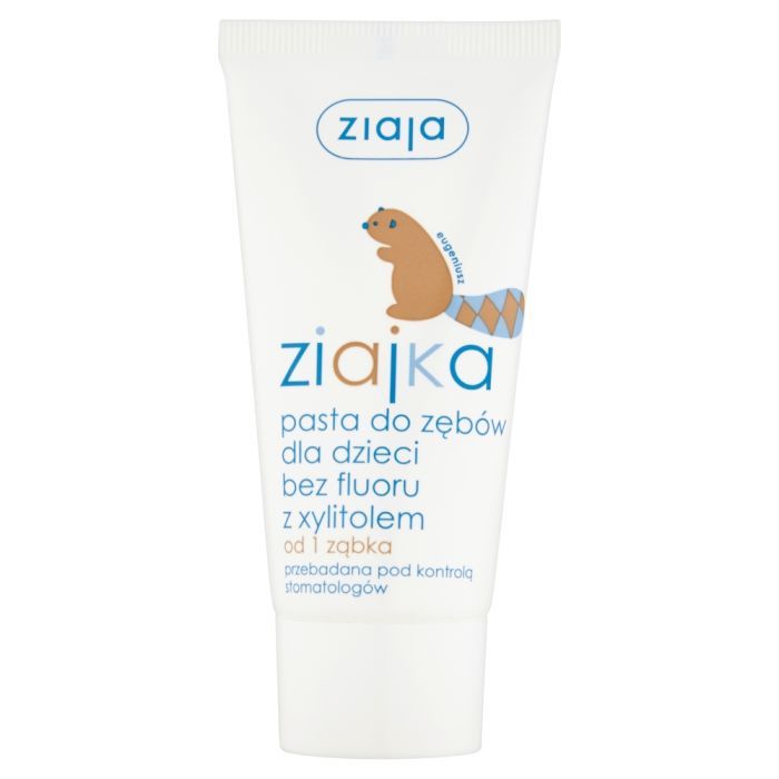 Ziajka, pasta do zębów bez fluoru, z xylitolem, 50 ml,, tuba main product photo