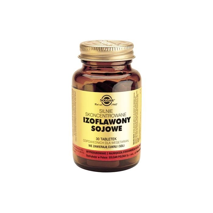 Solgar Izoflawony sojowe skoncentr., tabl., 30 szt main product photo