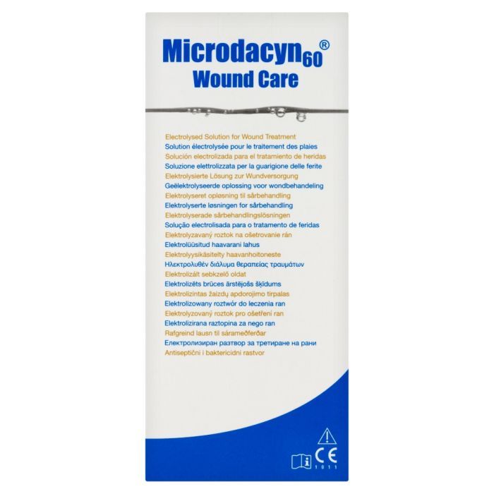 Microdacyn 60 Wound Care, roztwór do leczenia ran, 250 ml main product photo