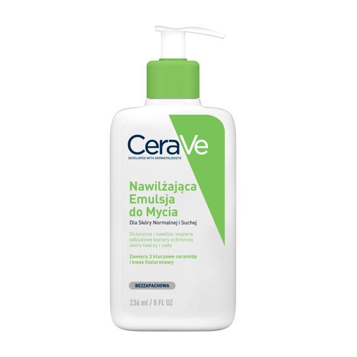 CeraVe, nawilżająca emulsja do mycia dla skóry normalnej i suchej, 236 ml main product photo