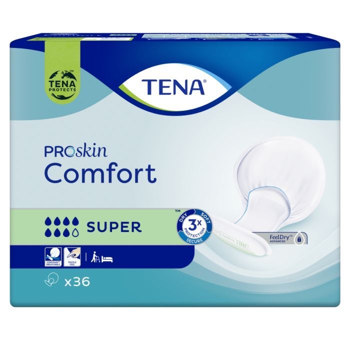TENA Comfort ProSkin Super, pieluchy anatomiczne, 36 szt. main product photo