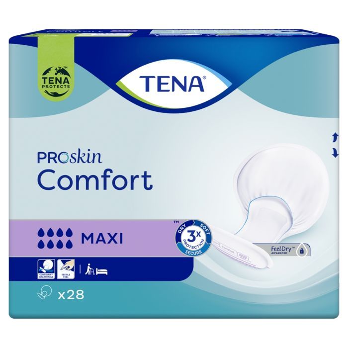 TENA Comfort ProSkin Maxi, pieluchy anatomiczne, 28 szt. main product photo