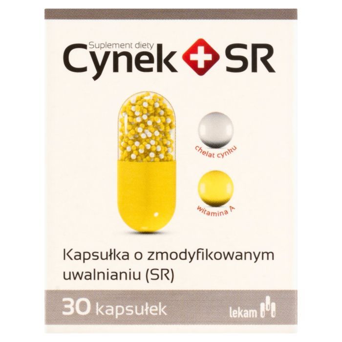 Cynek + SR, kapsułki twarde, 30 szt. main product photo