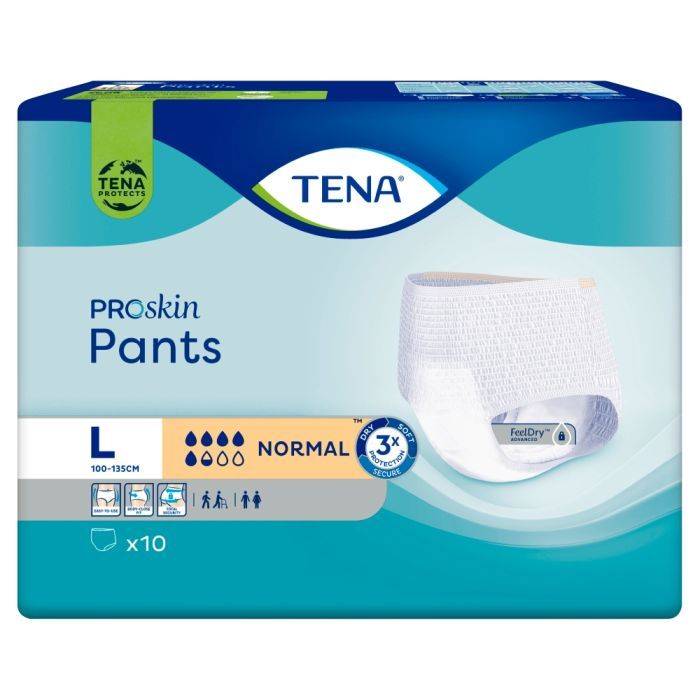 TENA Pants ProSkin Normal OTC Edition, majtki chłonne, rozmiar L, 10 szt. main product photo
