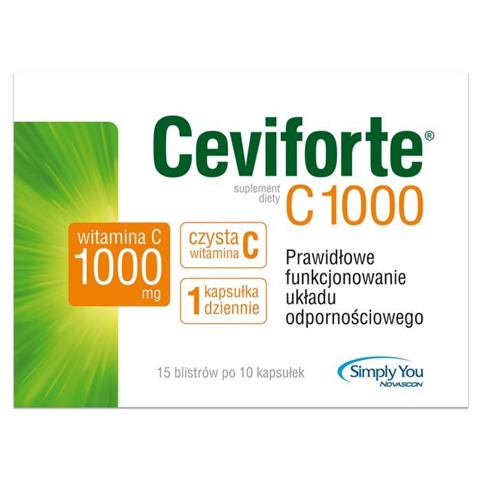 Ceviforte C 1000, kaps., 10 szt x 15 op.,display main product photo