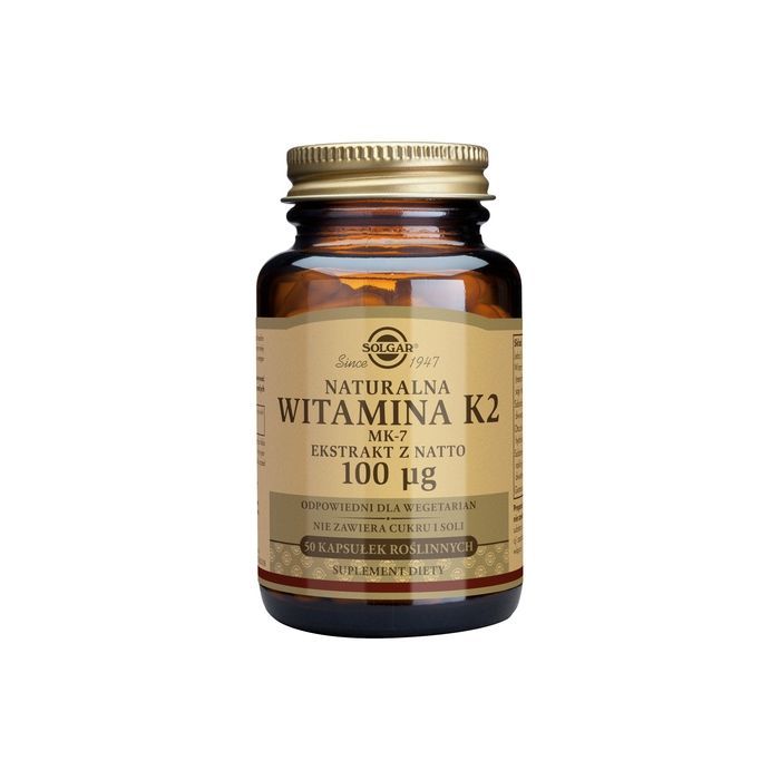 Solgar Naturalna Witamina K2, kaps., 50 szt main product photo