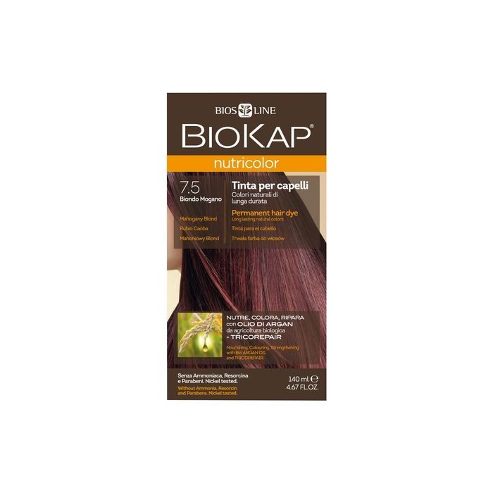 Biokap Nutricolor, farba,d/wl., 7.5,mahoniowy blond, 140 ml main product photo