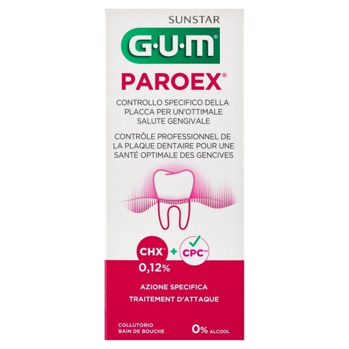 Gum Paroex 0.12% CHX, płyn do płukania jamy ustnej, 300 ml main product photo