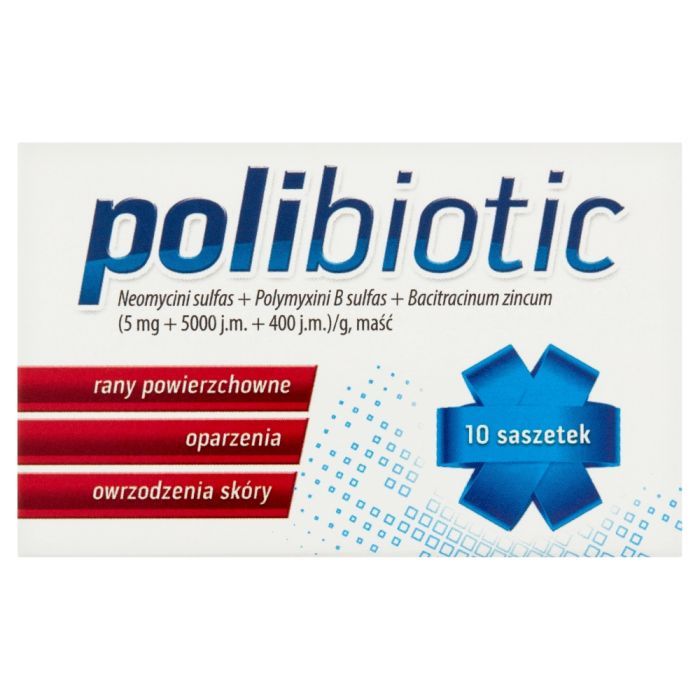 Polibiotic, maść w saszetkach, 1 g, 10 szt. main product photo