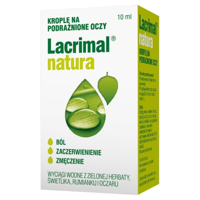 Lacrimal natura, krople do oczu, 10 ml main product photo