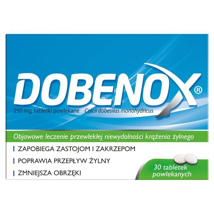 Dobenox, 250 mg, tabletki powlekane, 30 szt. main product photo
