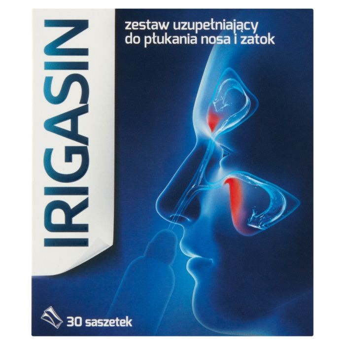 Irigasin, zestaw uzupełniający do płukania nosa i zatok, 30 saszetek main product photo