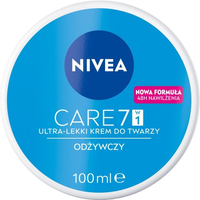 Nivea Care, krem, lekki, odzyw.,do twarzy,100ml main product photo