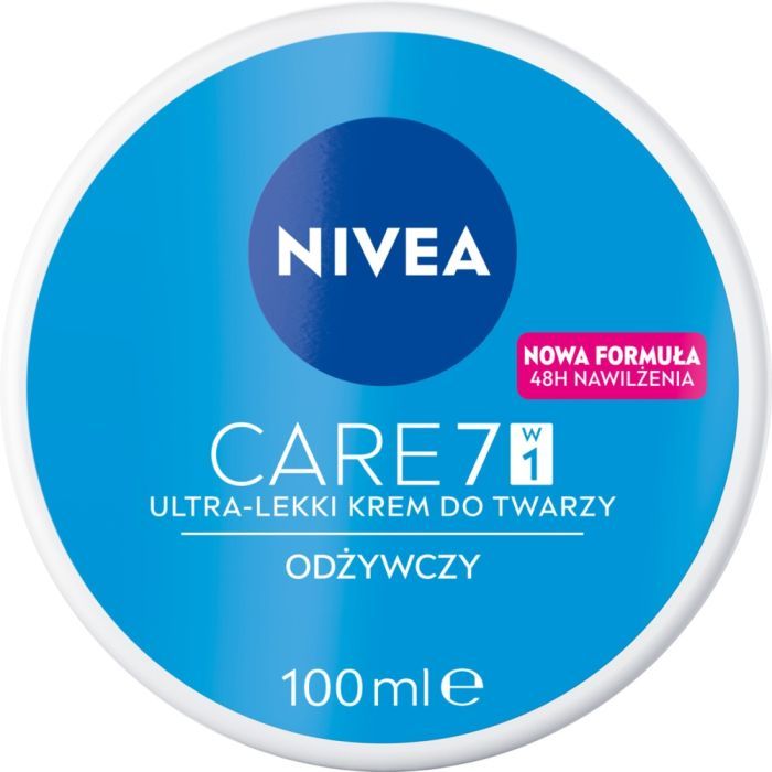 Nivea Care, krem, lekki, odzyw.,do twarzy,100ml main product photo