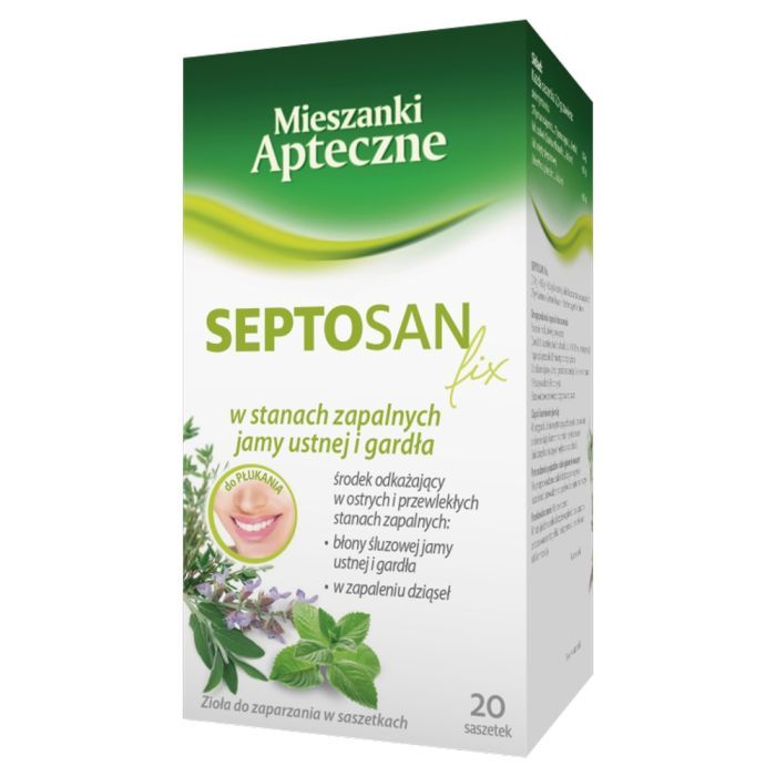 Septosan fix, mieszanka ziołowa, 2 g, 20 szt. main product photo