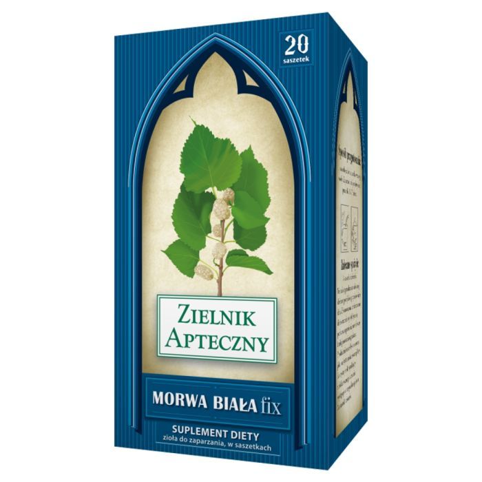 Morwa biała fix, saszetki, 2 g, 20 szt. (Herbapol Lublin) main product photo