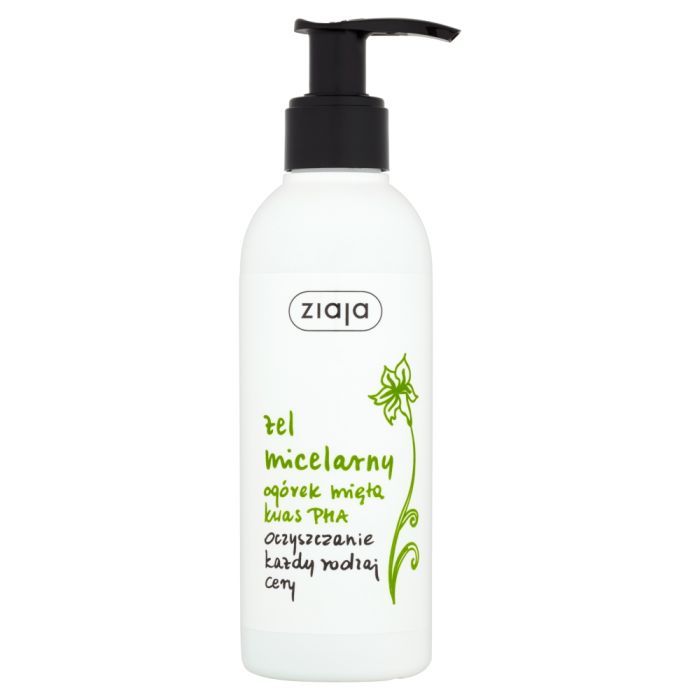 Ziaja, zel, micelarny,ogorek,mieta, 200 ml main product photo